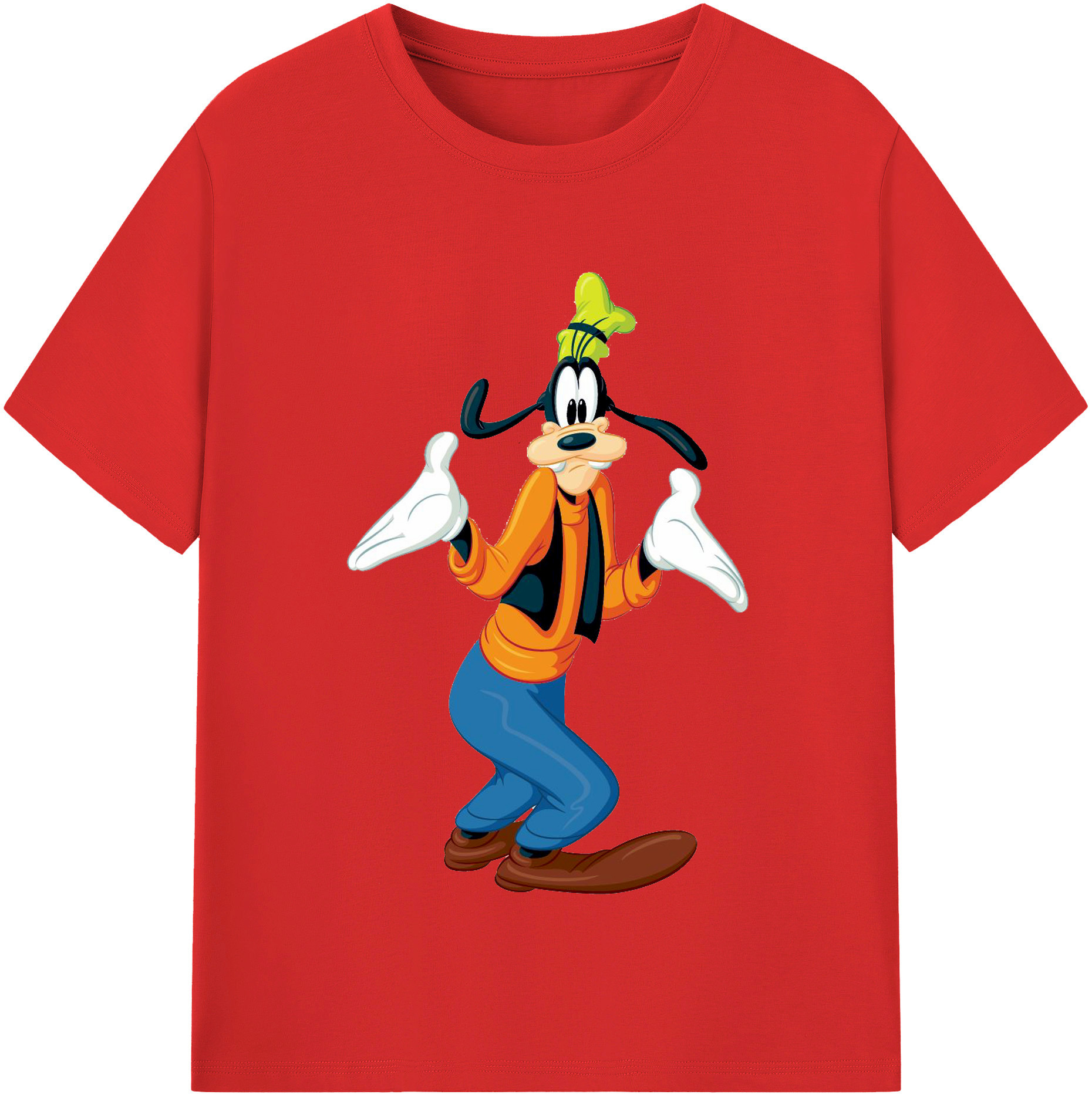 （画像用） ミッキーマウス Mickey Mouse レディースカジュアルプリントTシャツ（綿100％）