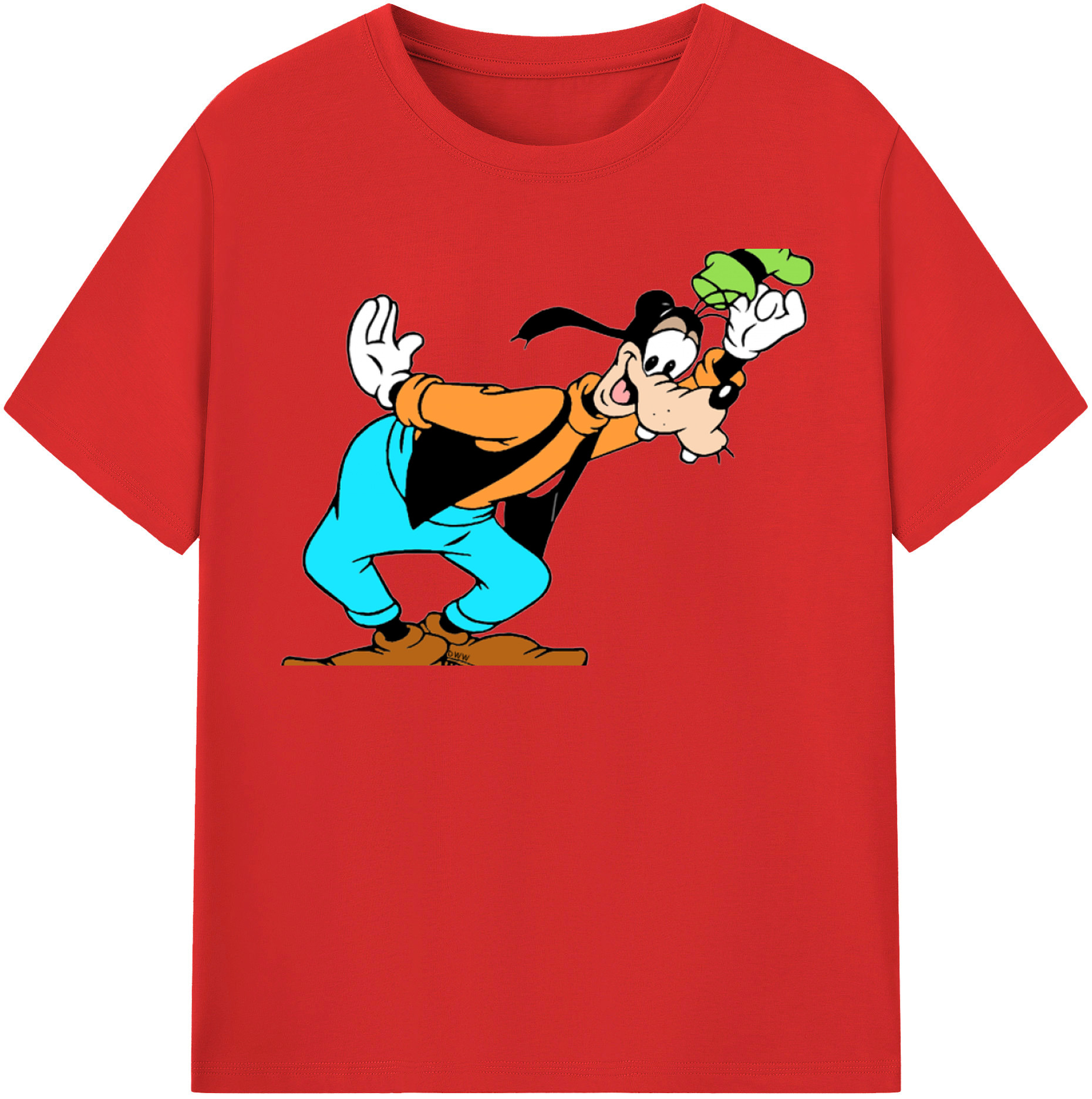 （画像用） ミッキーマウス Mickey Mouse レディースカジュアルプリントTシャツ（綿100％）