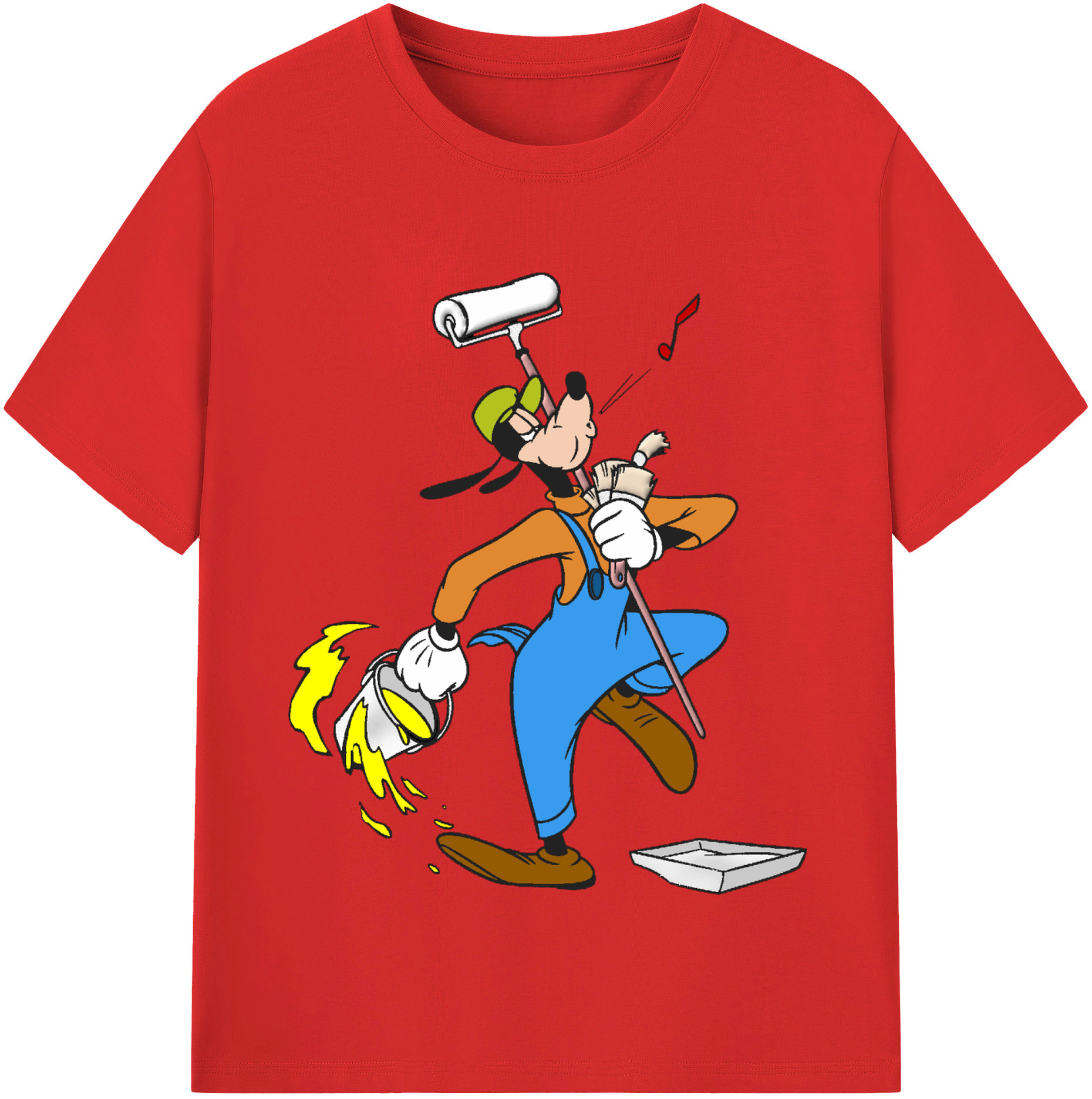 （画像用） ミッキーマウス Mickey Mouse レディースカジュアルプリントTシャツ（綿100％）