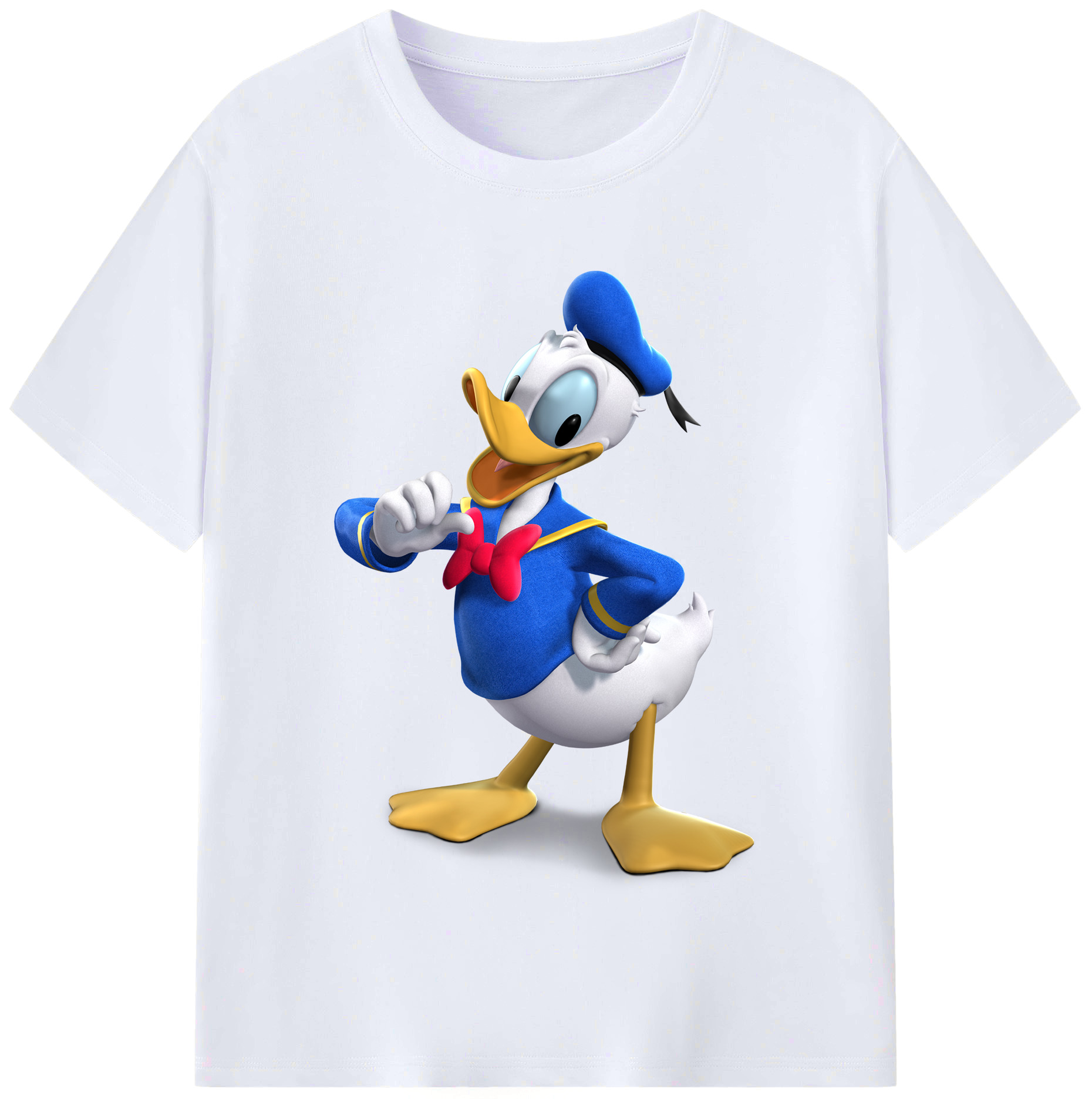 （画像用） ミッキーマウス Mickey Mouse レディースカジュアルプリントTシャツ（綿100％）