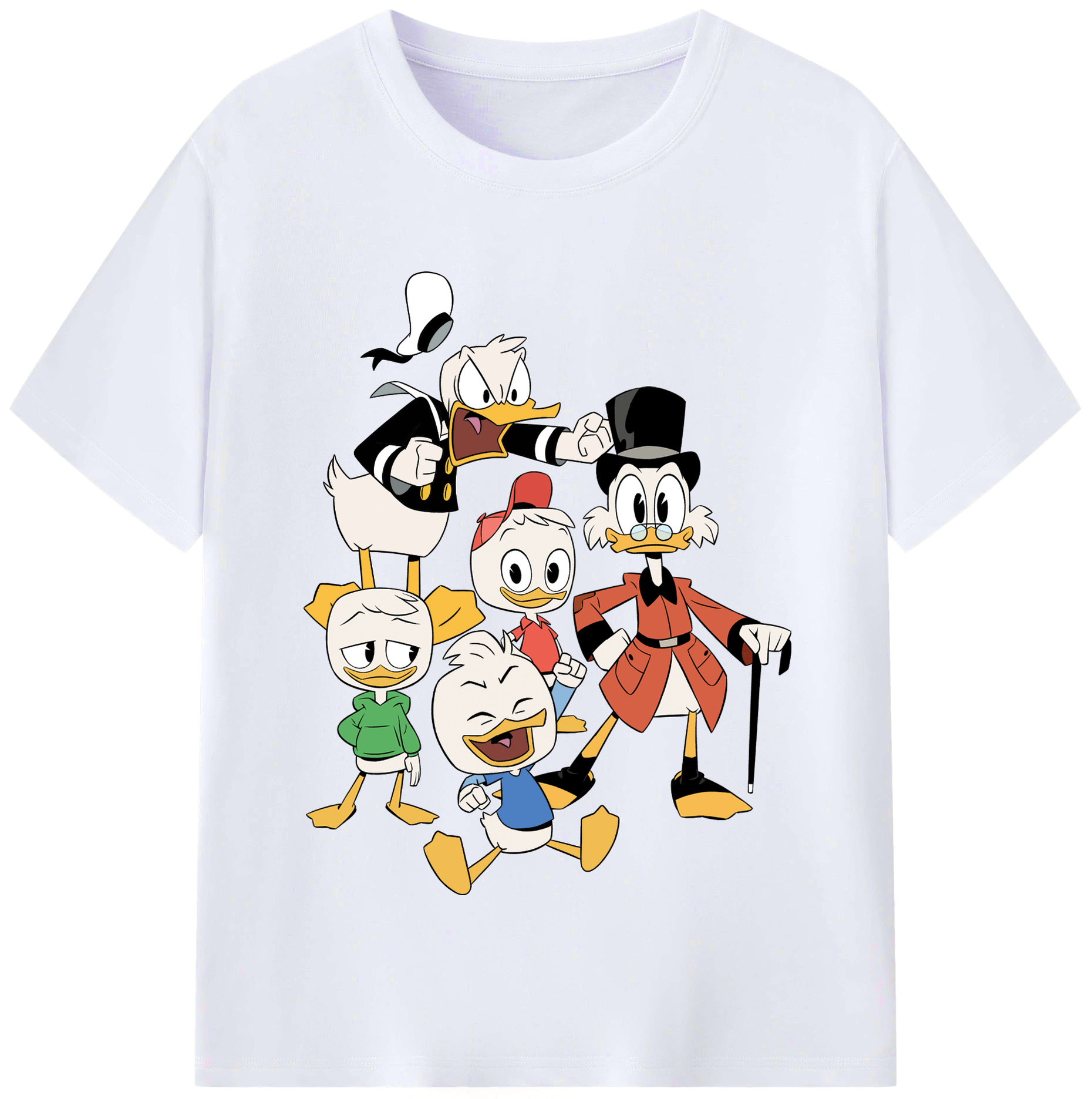 （画像用） ミッキーマウス Mickey Mouse レディースカジュアルプリントTシャツ（綿100％）