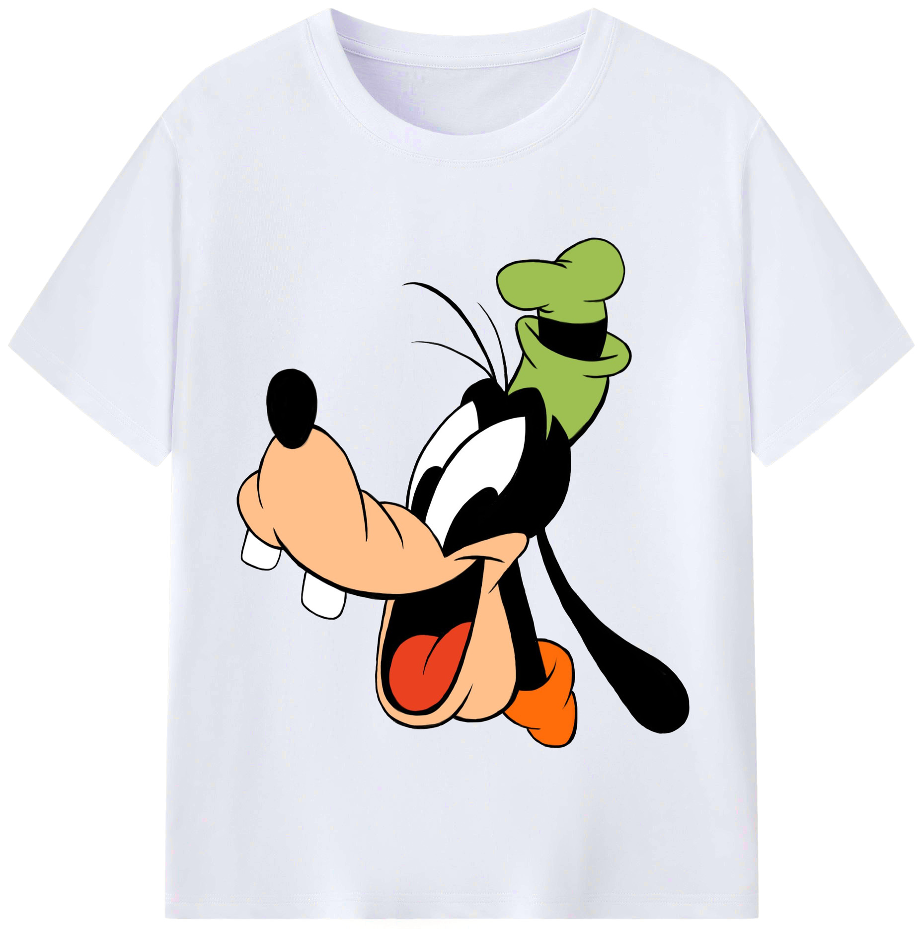 （画像用） ミッキーマウス Mickey Mouse レディースカジュアルプリントTシャツ（綿100％）
