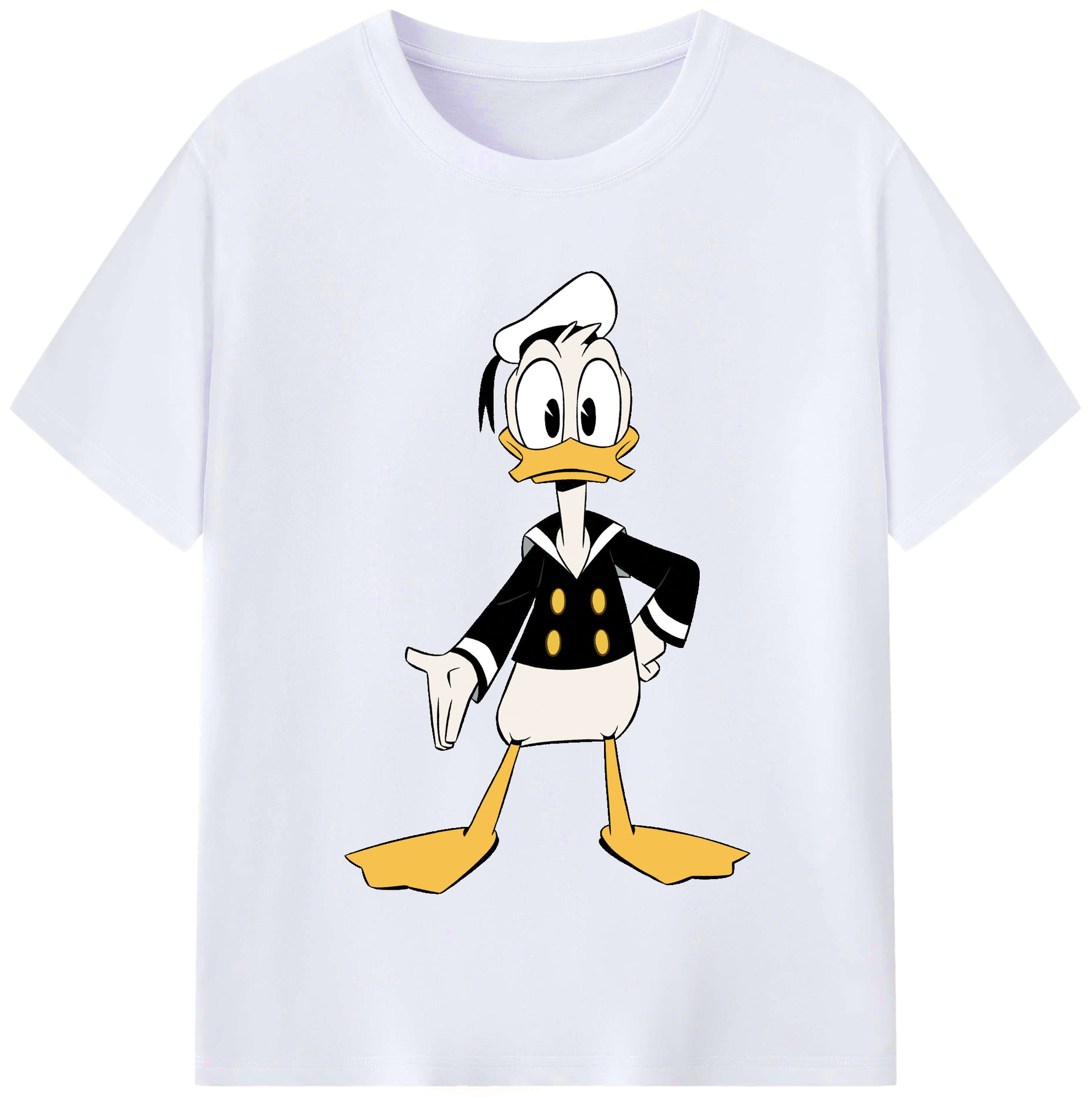 （画像用） ミッキーマウス Mickey Mouse レディースカジュアルプリントTシャツ（綿100％）