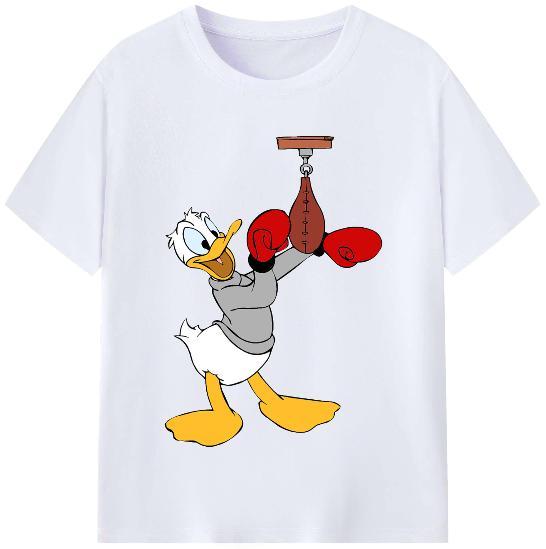 （画像用） ミッキーマウス Mickey Mouse レディースカジュアルプリントTシャツ（綿100％）