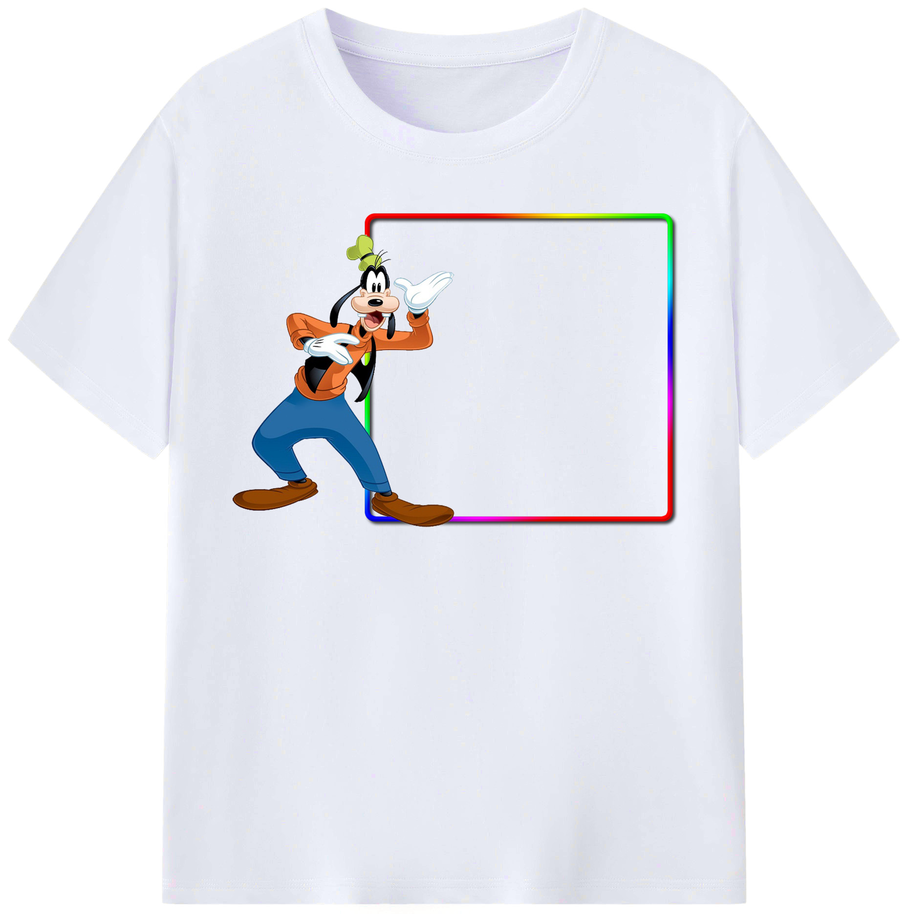 （画像用） ミッキーマウス Mickey Mouse レディースカジュアルプリントTシャツ（綿100％）