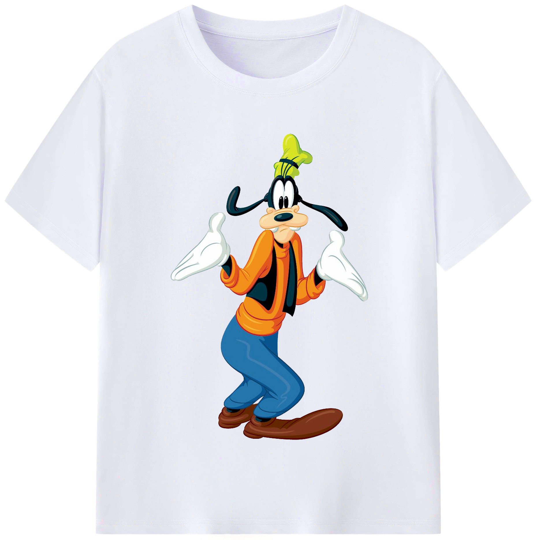 （画像用） ミッキーマウス Mickey Mouse レディースカジュアルプリントTシャツ（綿100％）