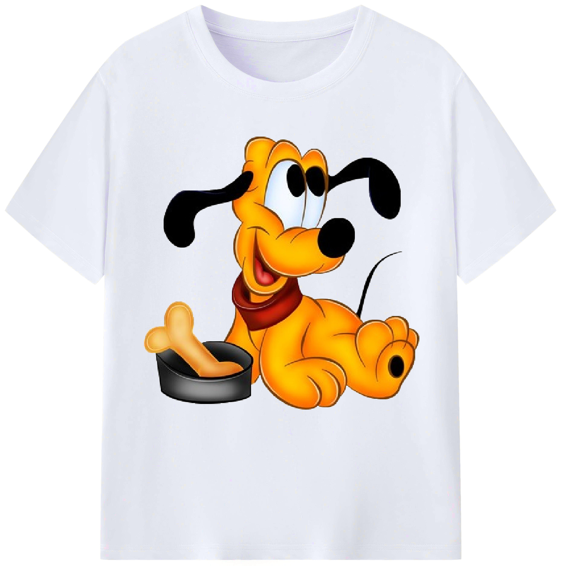 （画像用） ミッキーマウス Mickey Mouse レディースカジュアルプリントTシャツ（綿100％）