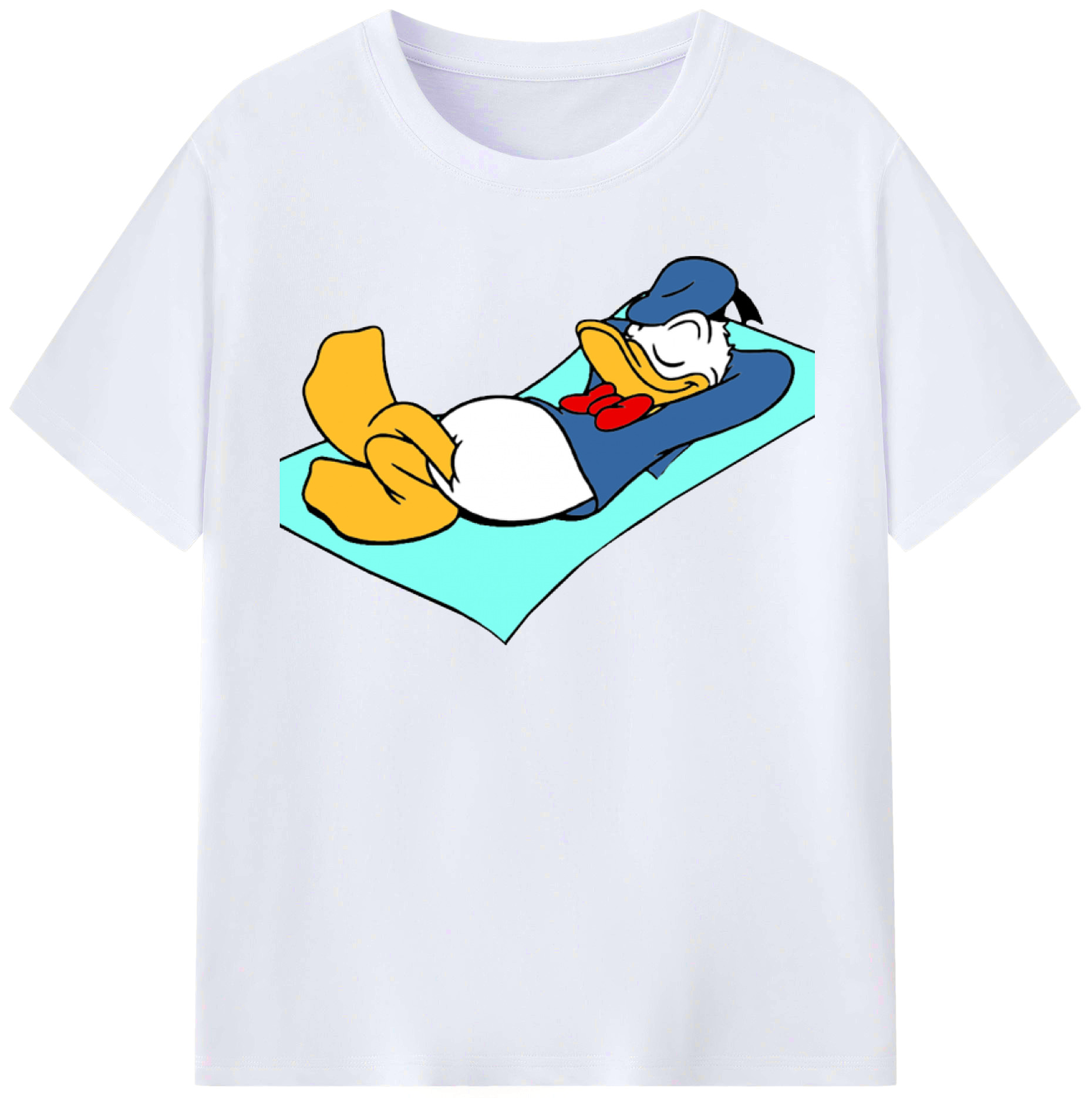 （画像用） ミッキーマウス Mickey Mouse レディースカジュアルプリントTシャツ（綿100％）