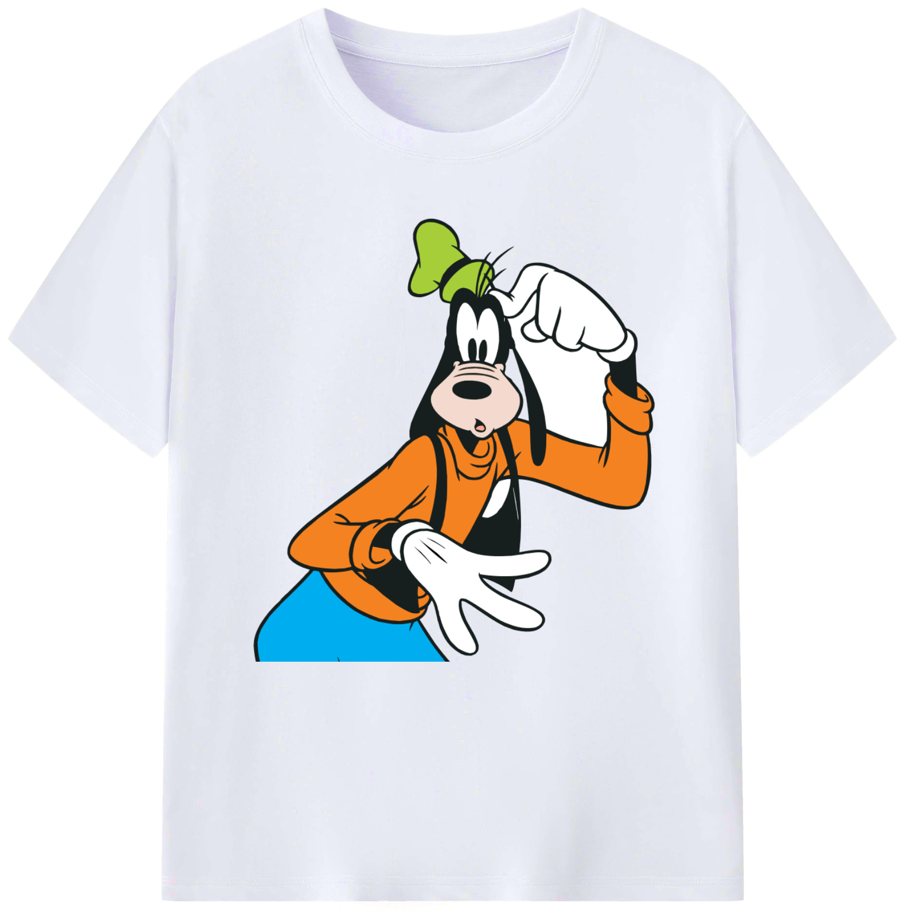 （画像用） ミッキーマウス Mickey Mouse レディースカジュアルプリントTシャツ（綿100％）