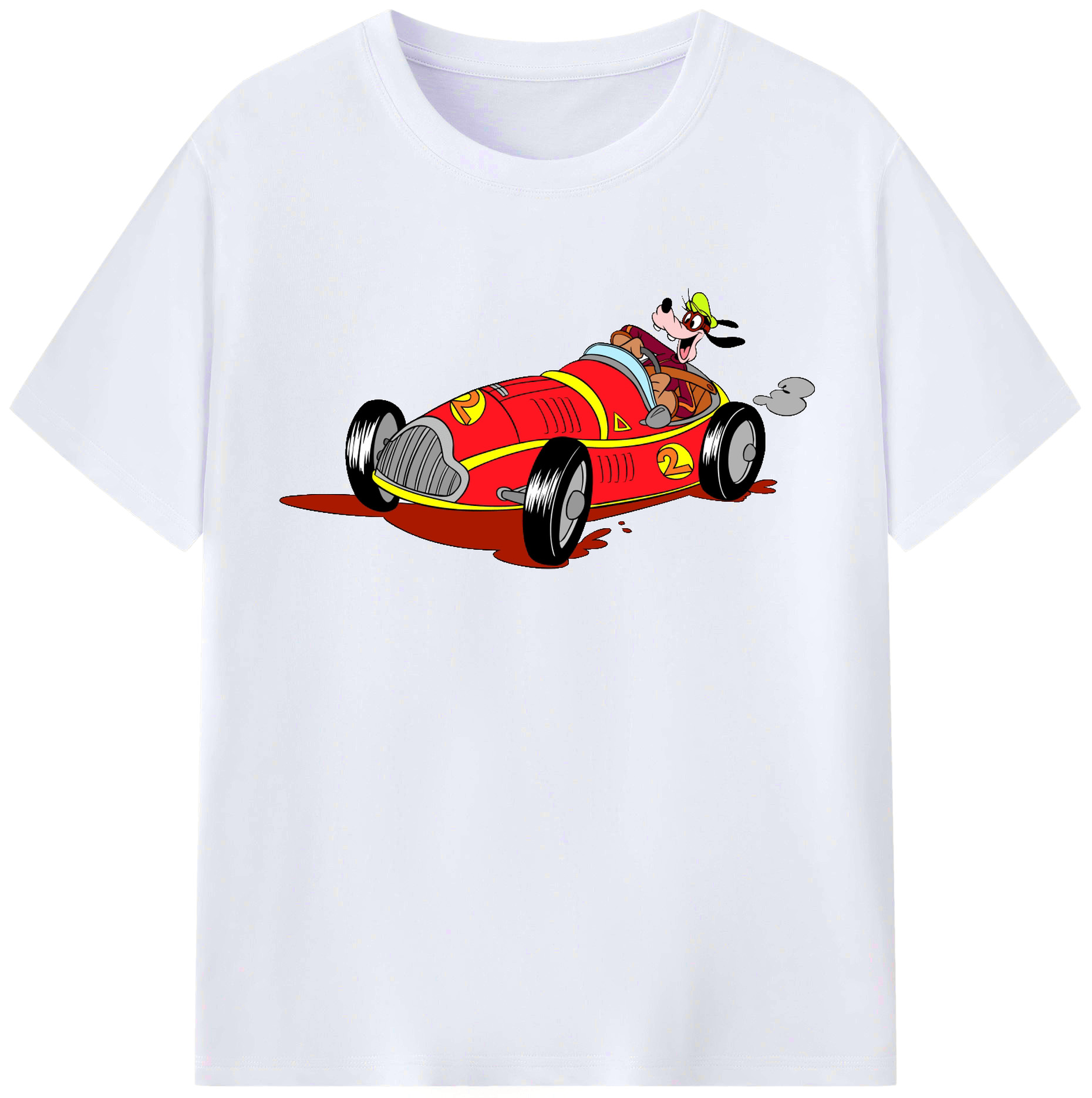 （画像用） ミッキーマウス Mickey Mouse レディースカジュアルプリントTシャツ（綿100％）