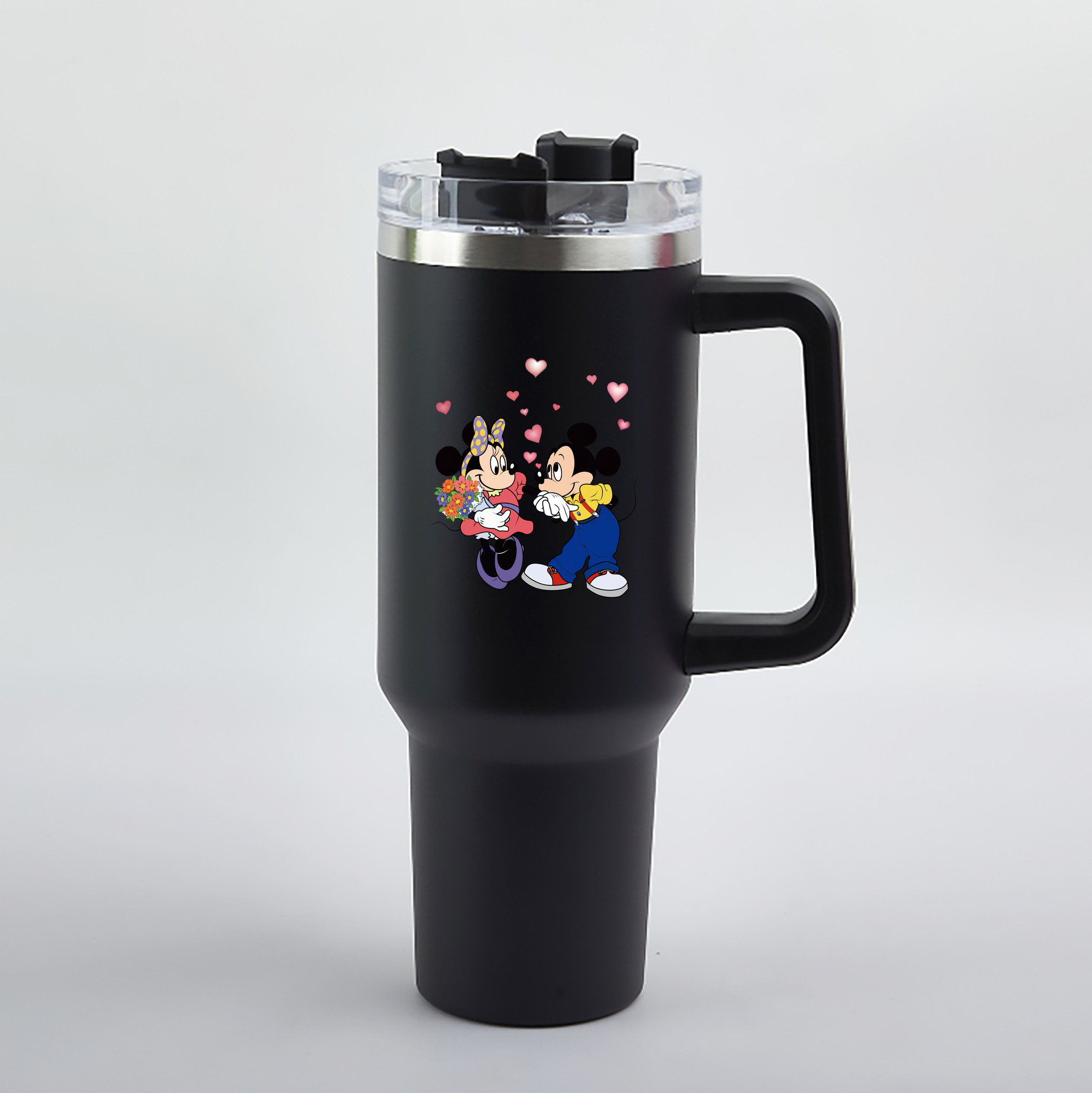 （画像用） ミッキーマウス Mickey Mouse 1200mL車用タンブラー（カラープリント）