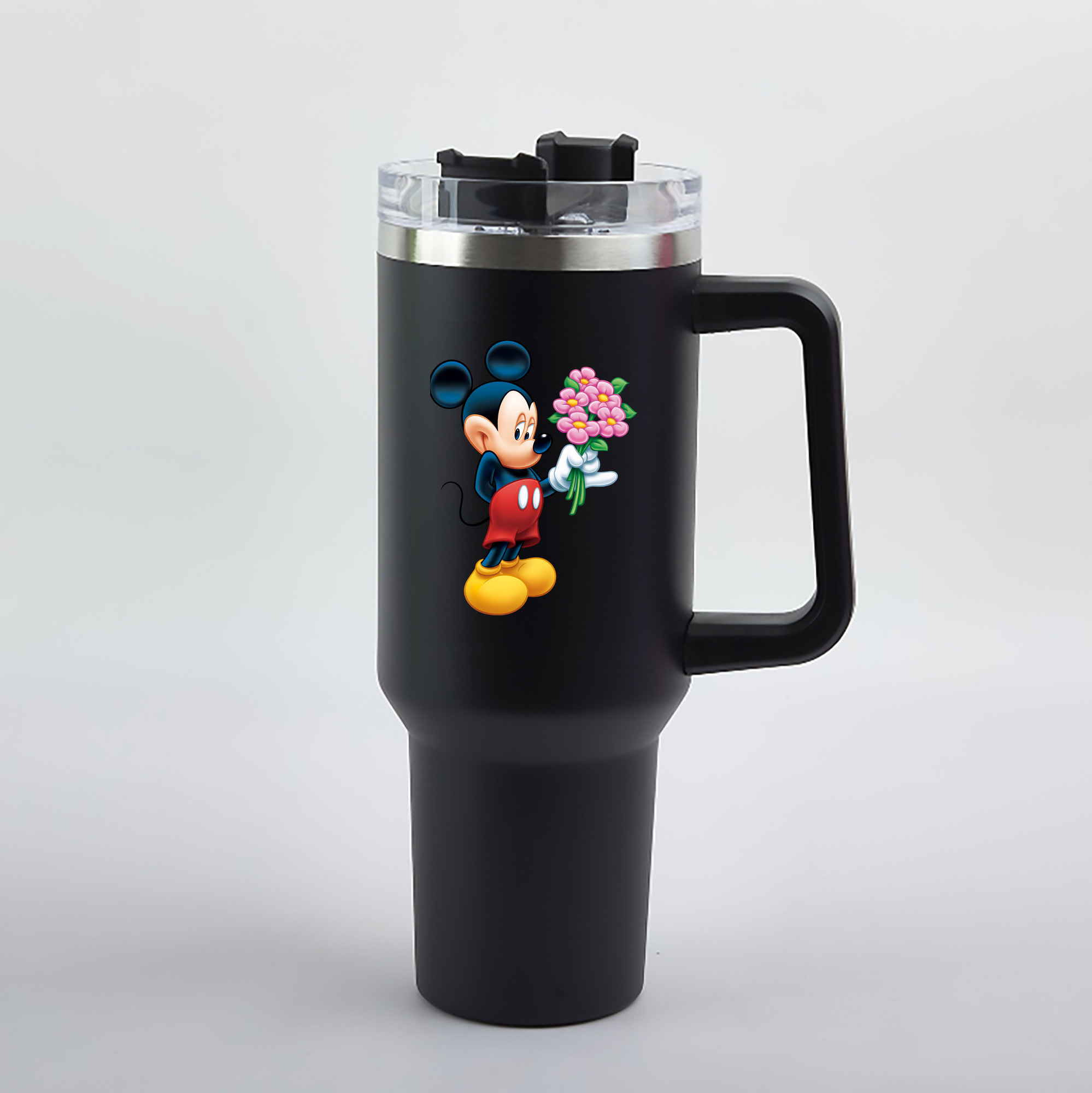 （画像用） ミッキーマウス Mickey Mouse 1200mL車用タンブラー（カラープリント）