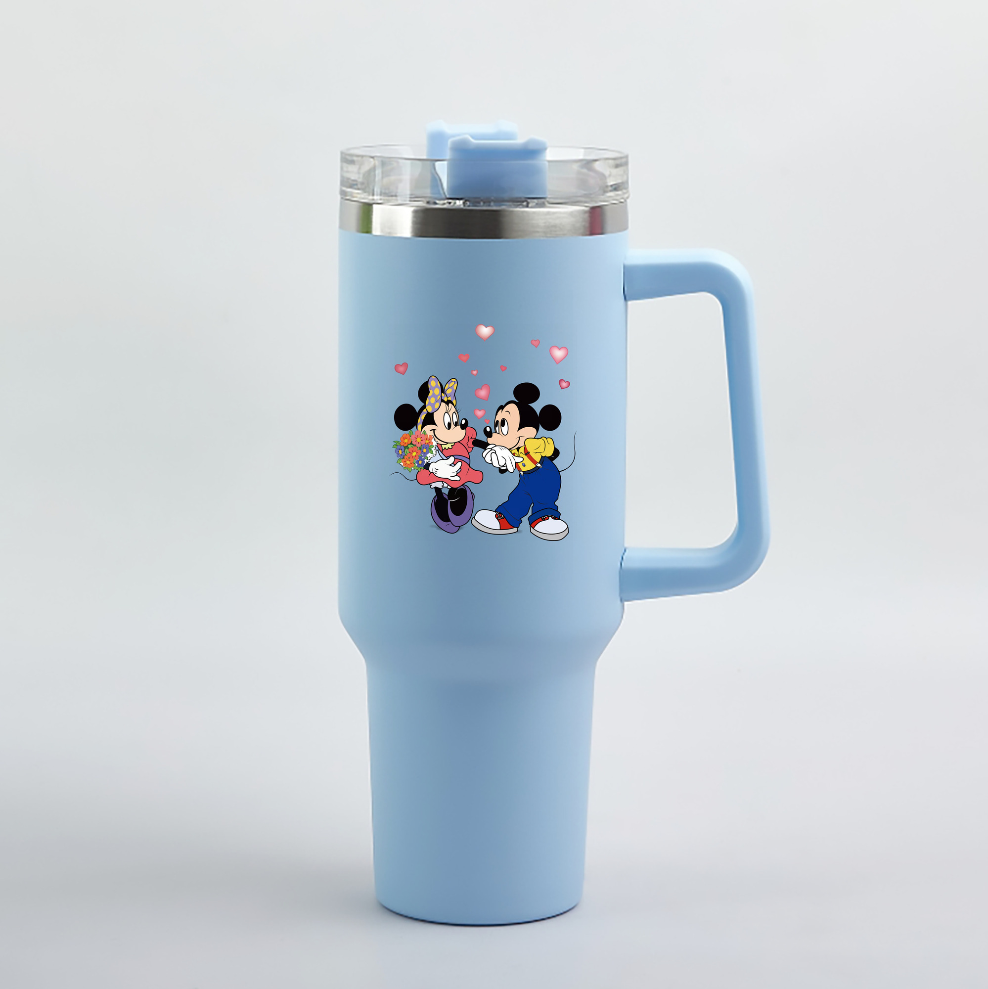 （画像用） ミッキーマウス Mickey Mouse 1200mL車用タンブラー（カラープリント）