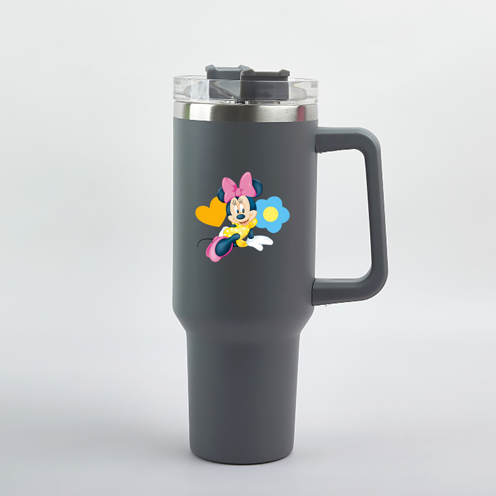 （画像用） ミッキーマウス Mickey Mouse 1200mL車用タンブラー（カラープリント）