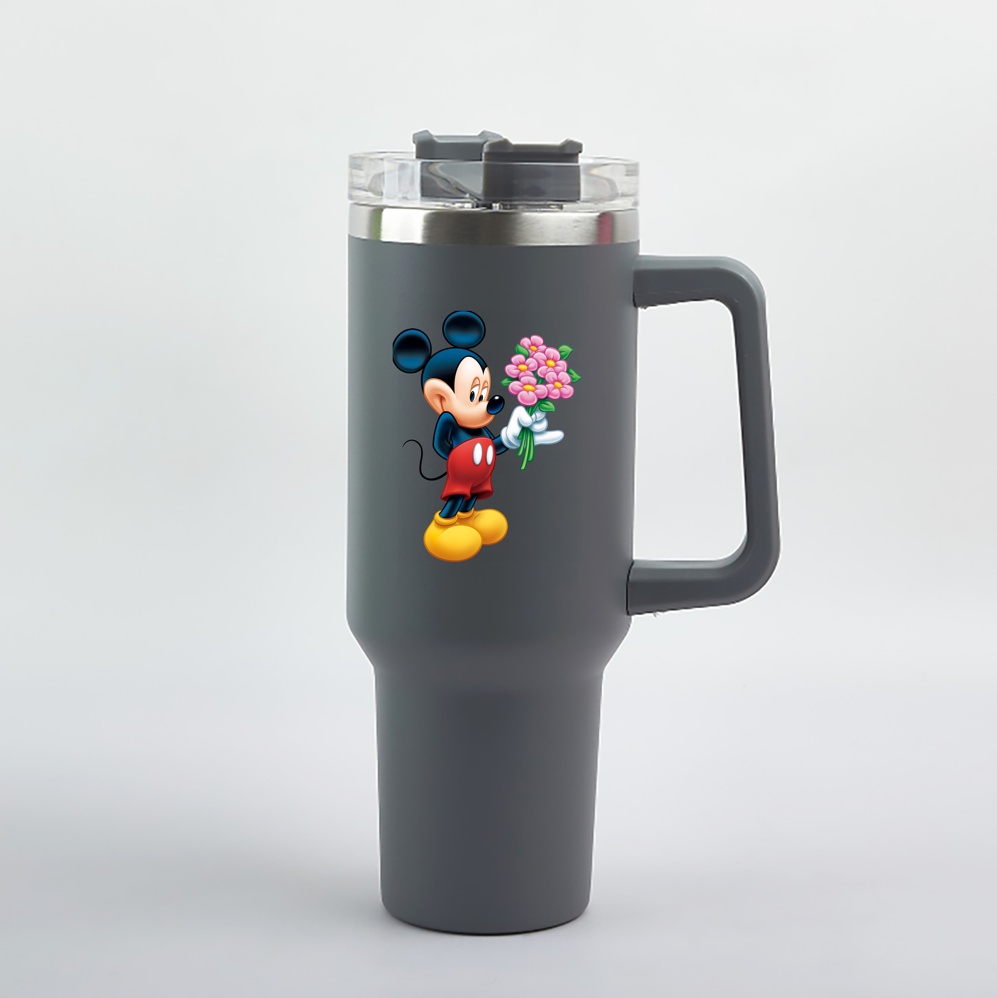 （画像用） ミッキーマウス Mickey Mouse 1200mL車用タンブラー（カラープリント）