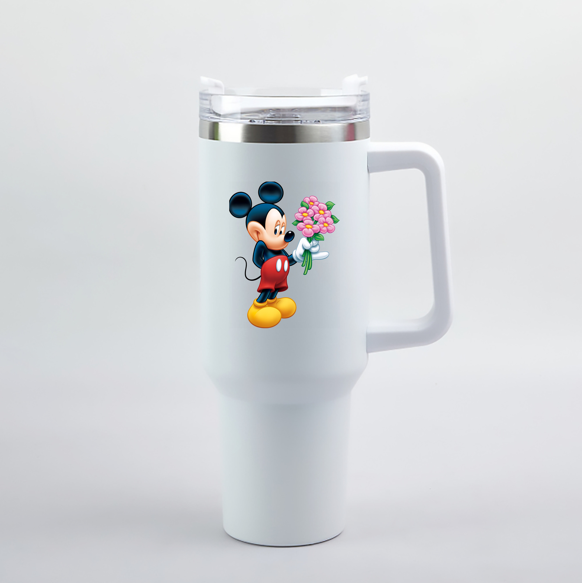 （画像用） ミッキーマウス Mickey Mouse 1200mL車用タンブラー（カラープリント）