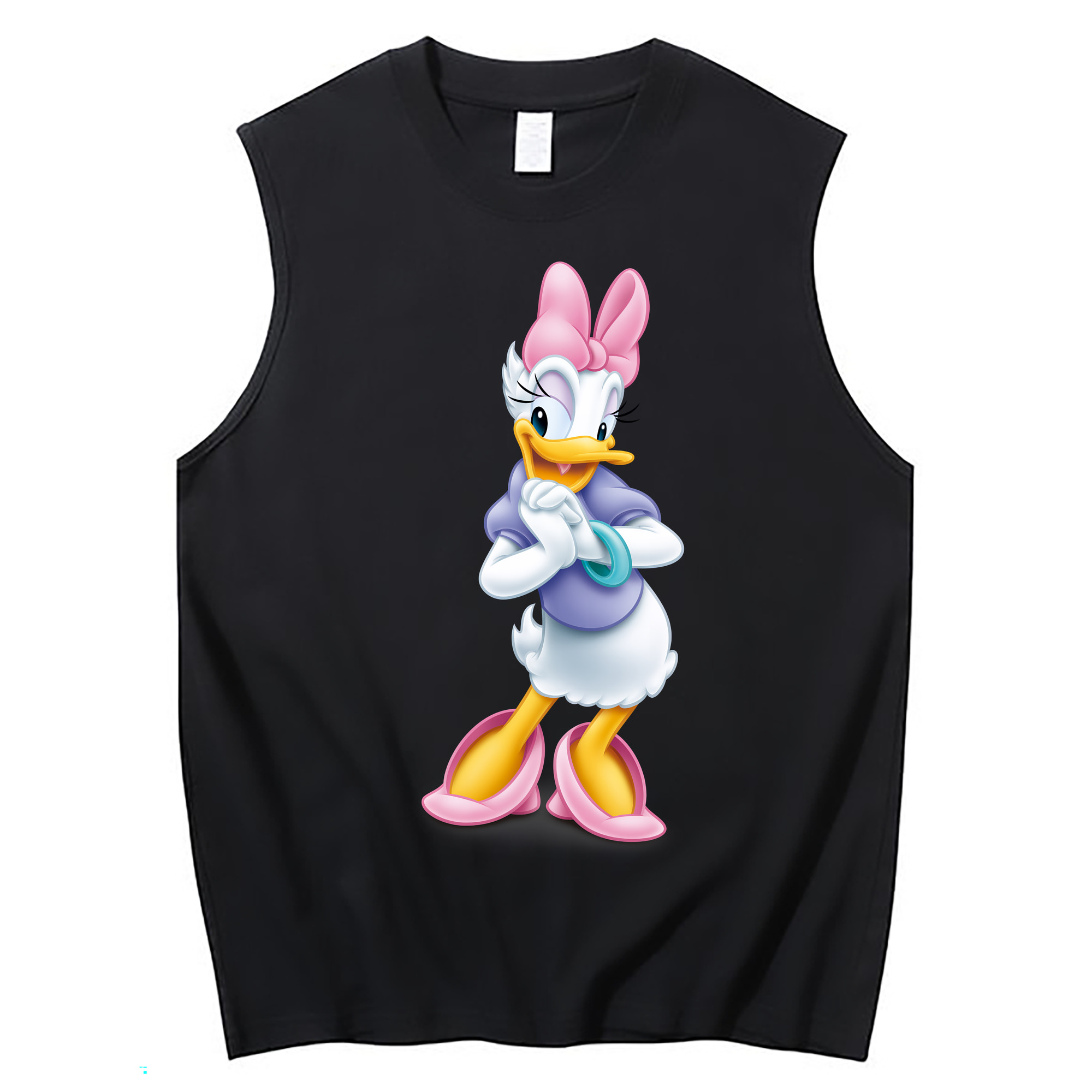 （画像用） ミッキーマウス Mickey Mouse コットン100％タンクトップ（フロントプリント）