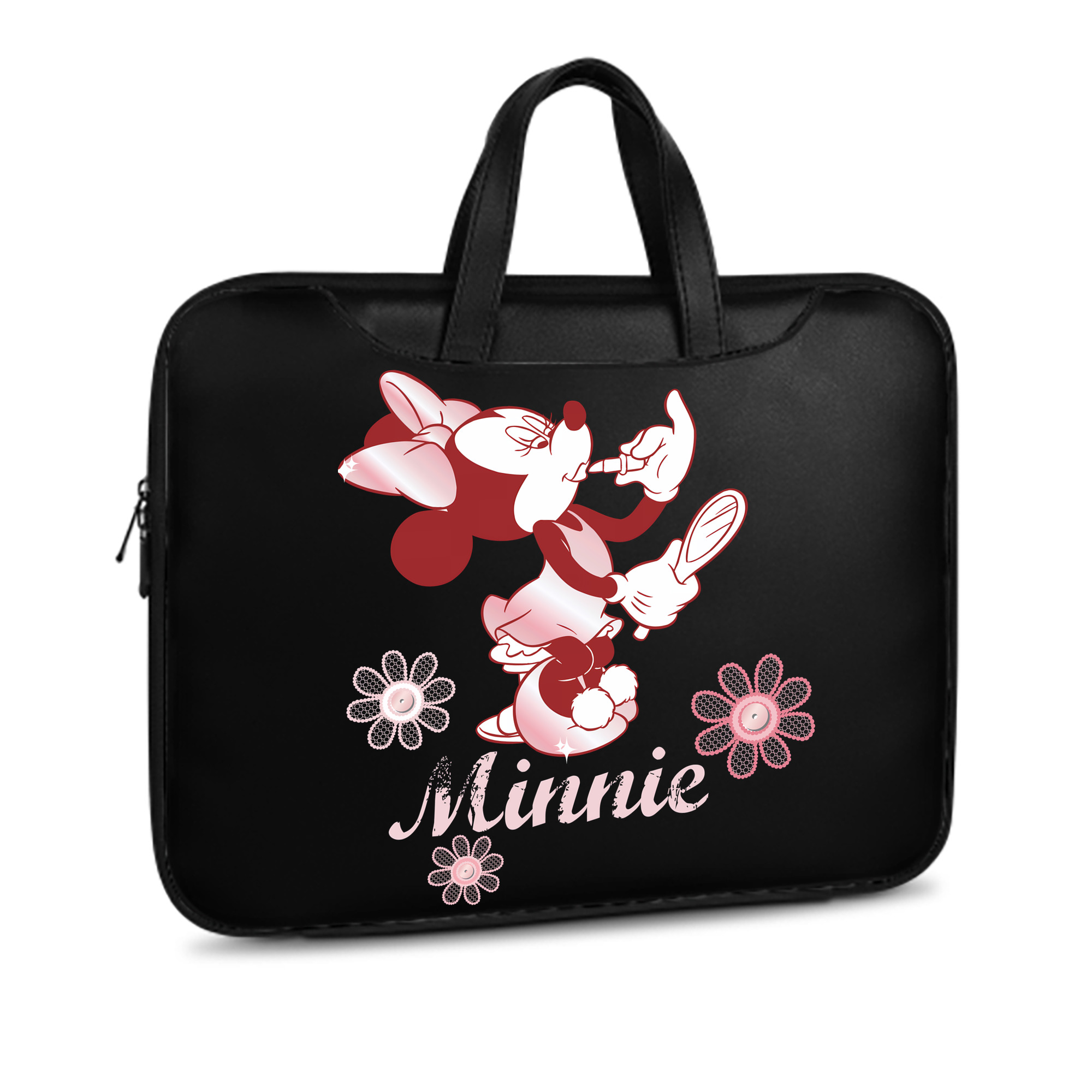ミッキーマウス Mickey Mouse レザーラップトップバッグ　ノートパソコンケース