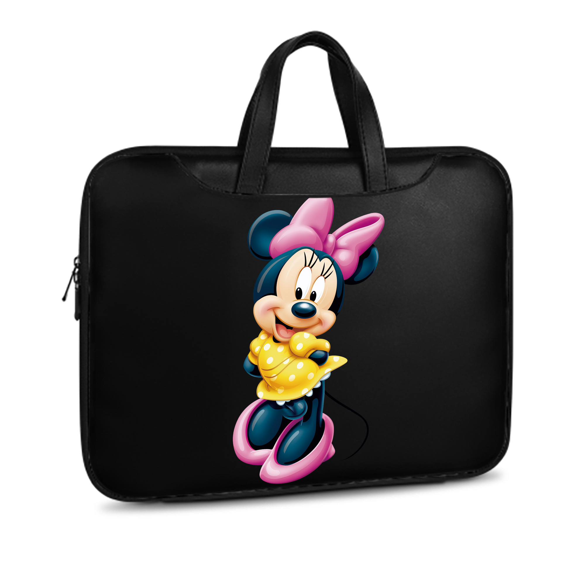 ミッキーマウス Mickey Mouse レザーラップトップバッグ　ノートパソコンケース