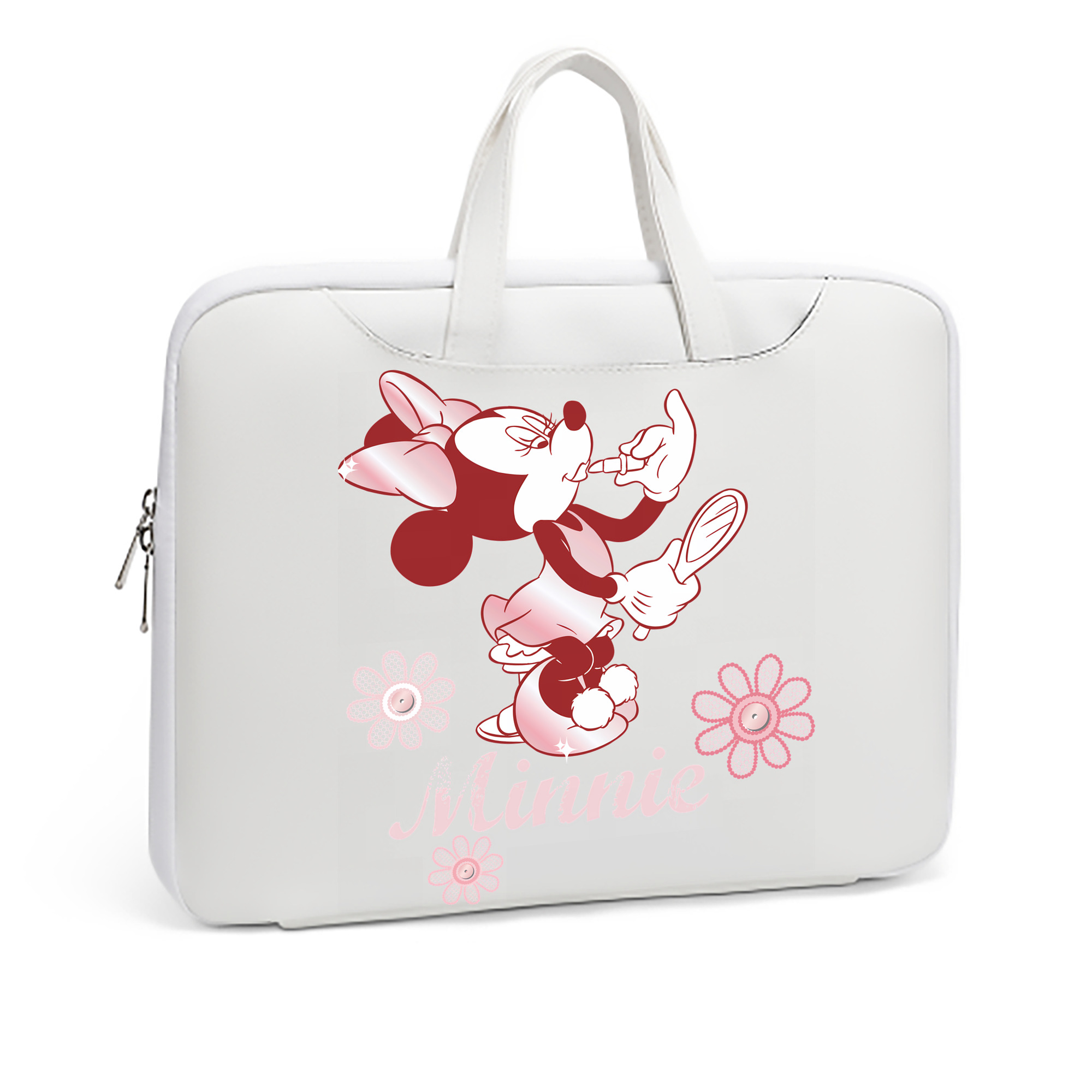 ミッキーマウス Mickey Mouse レザーラップトップバッグ　ノートパソコンケース