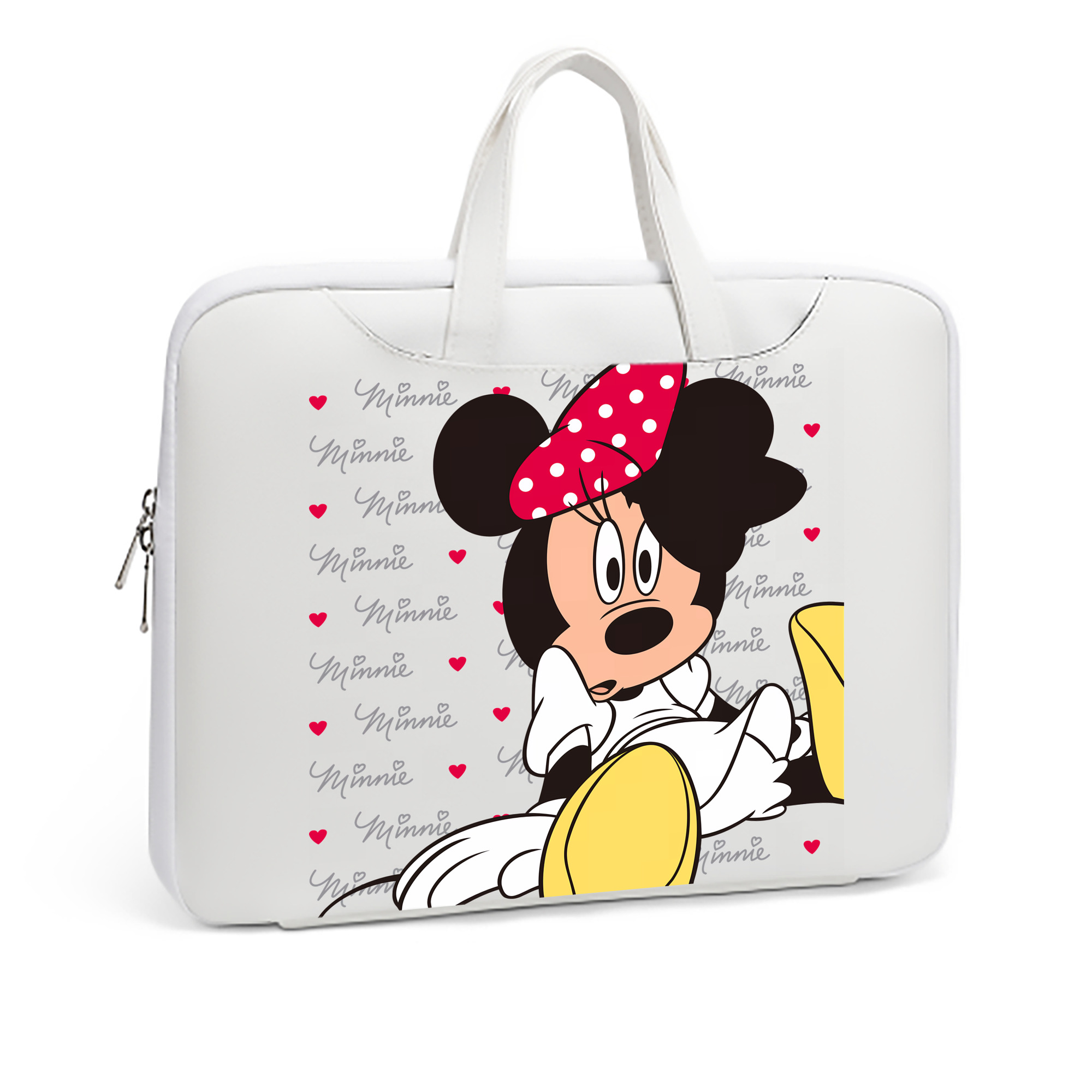 ミッキーマウス Mickey Mouse レザーラップトップバッグ　ノートパソコンケース