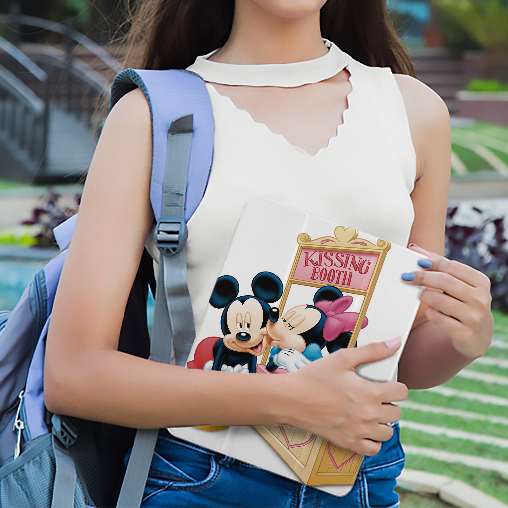 ミッキーマウス Mickey Mouse IPad ケース ペン収納付き 三つ折りスタンド PUレザー×シリコン 対応機種9.5/10.5/10.9インチ
