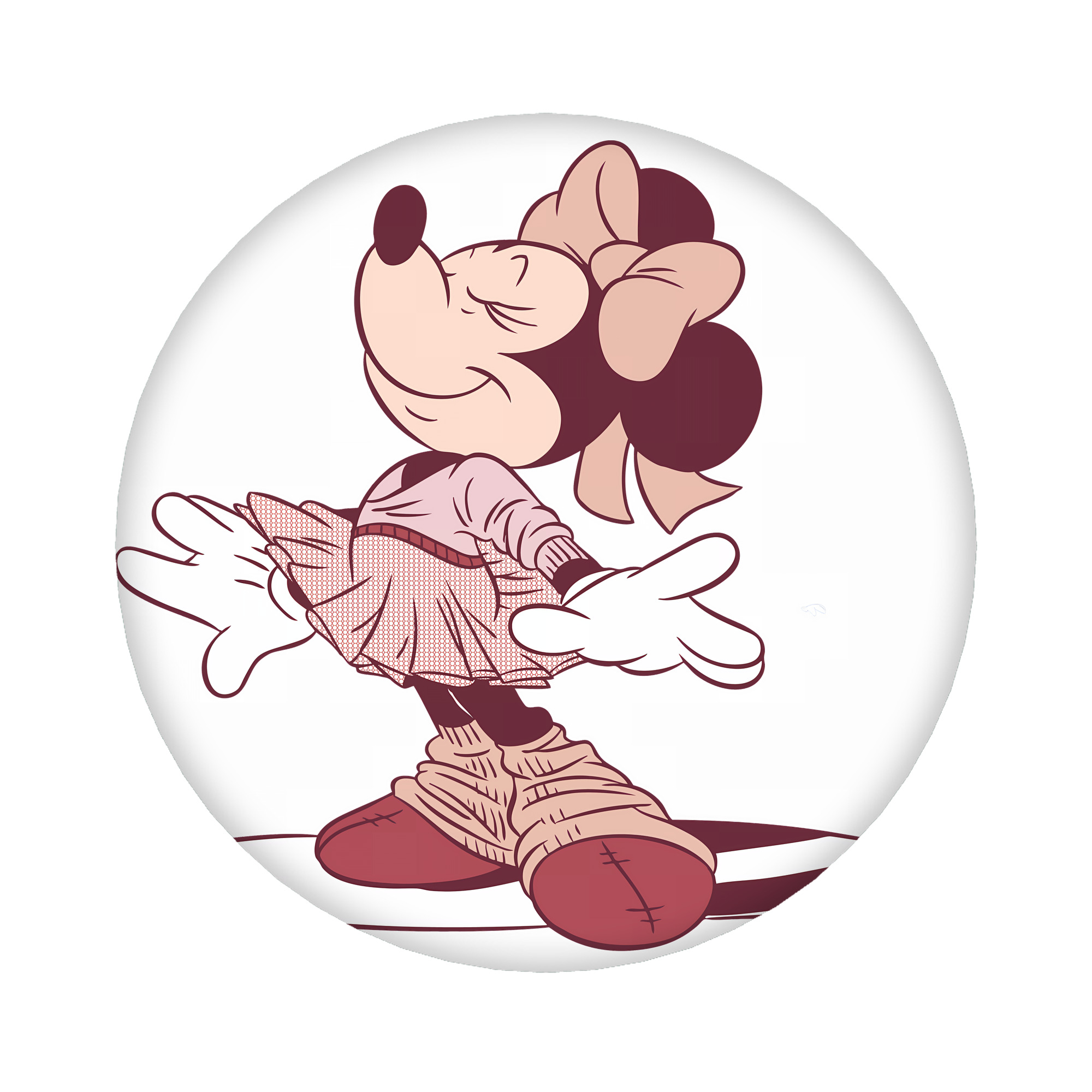 （画像用） ミッキーマウス Mickey Mouse 6cm 缶バッジ 複数セット