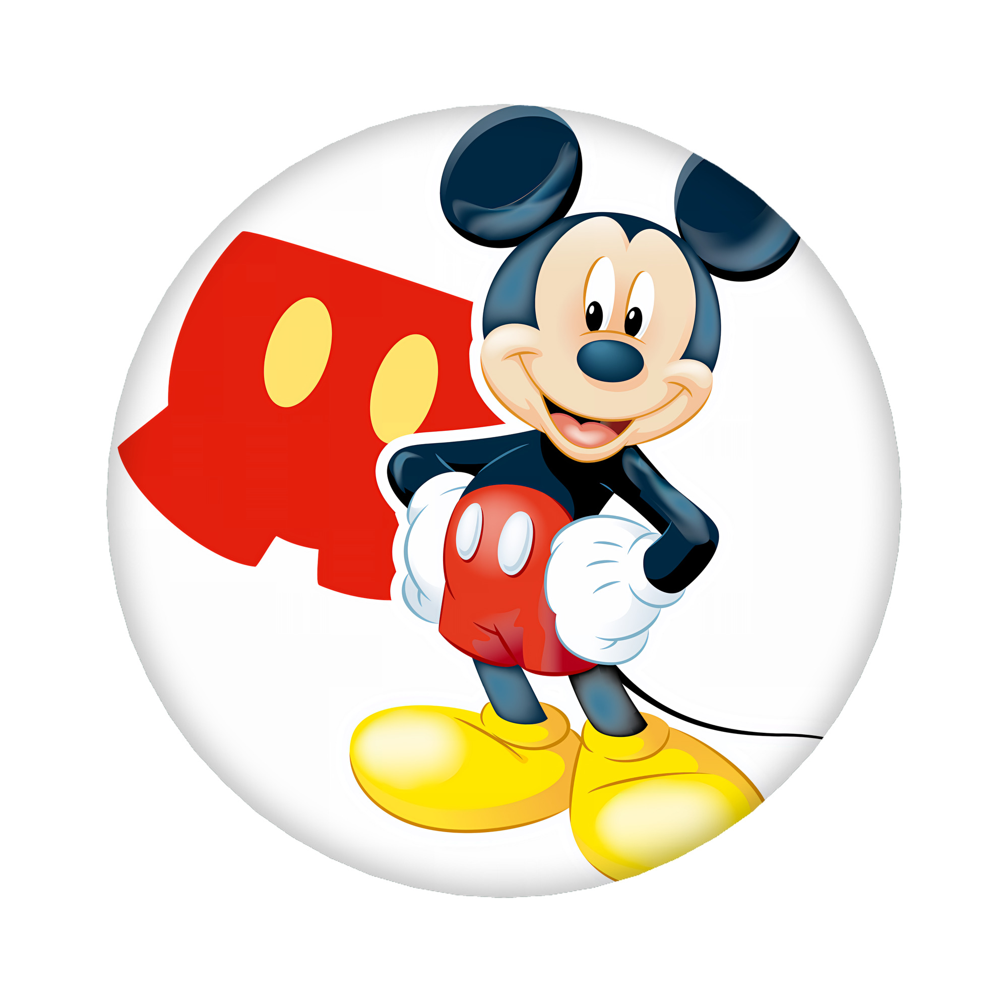（画像用） ミッキーマウス Mickey Mouse 6cm 缶バッジ 複数セット
