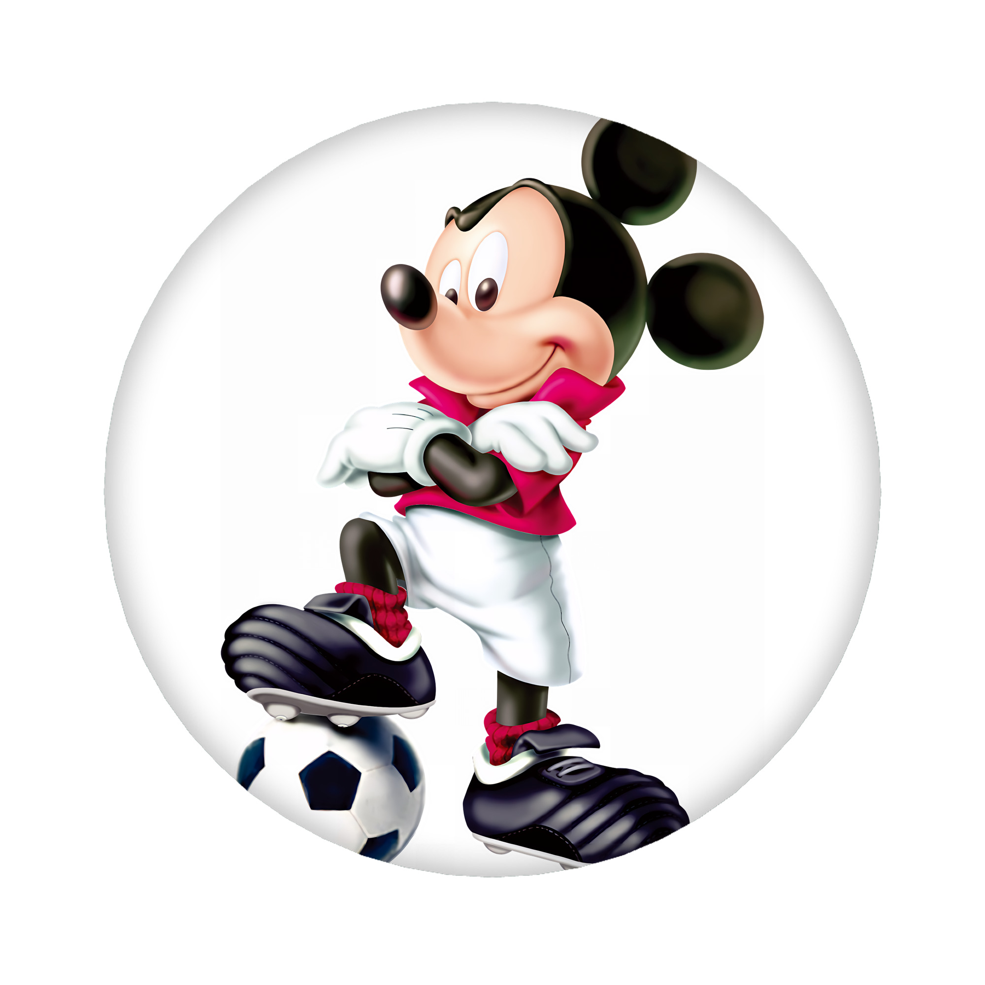 （画像用） ミッキーマウス Mickey Mouse 6cm 缶バッジ 複数セット