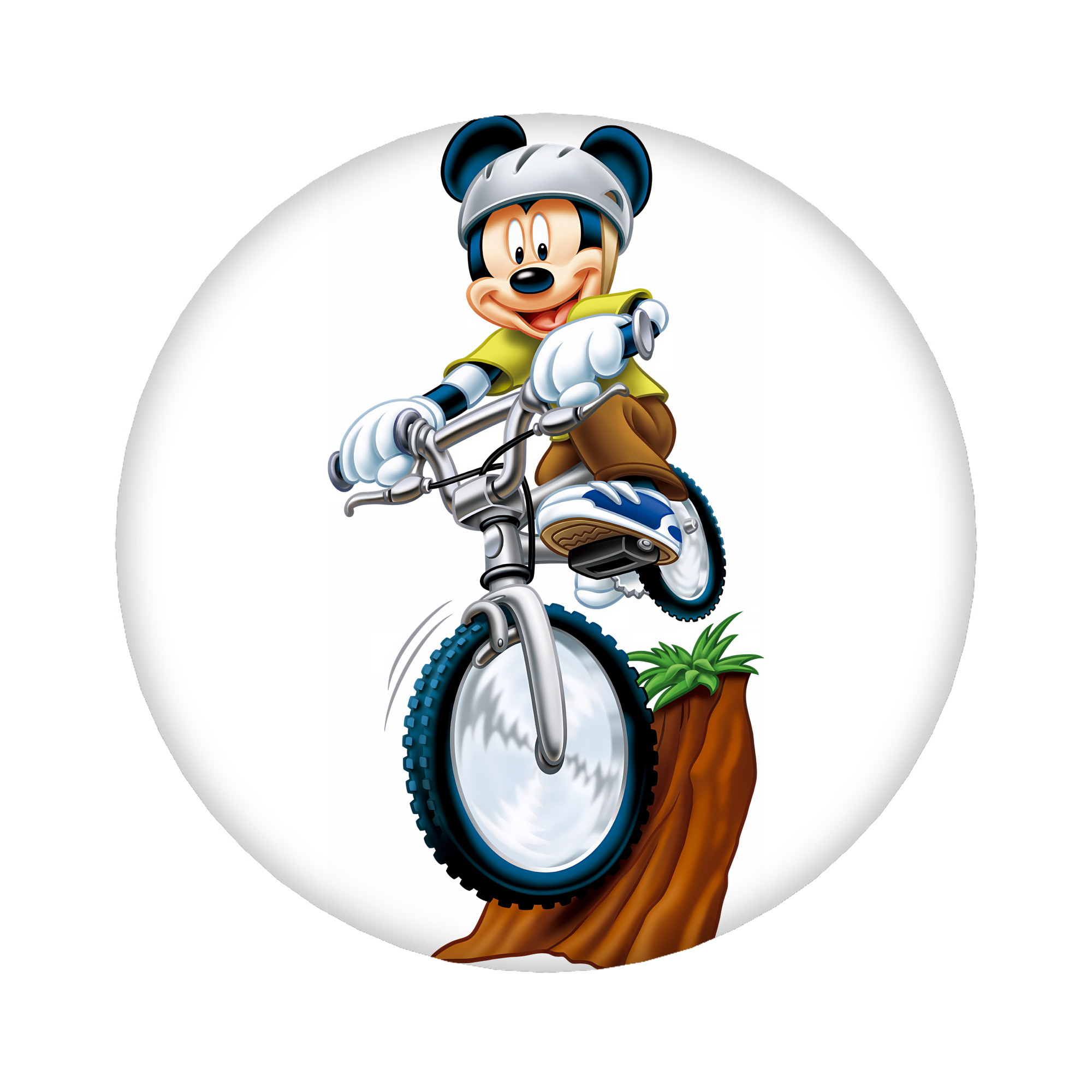 （画像用） ミッキーマウス Mickey Mouse 6cm 缶バッジ 複数セット
