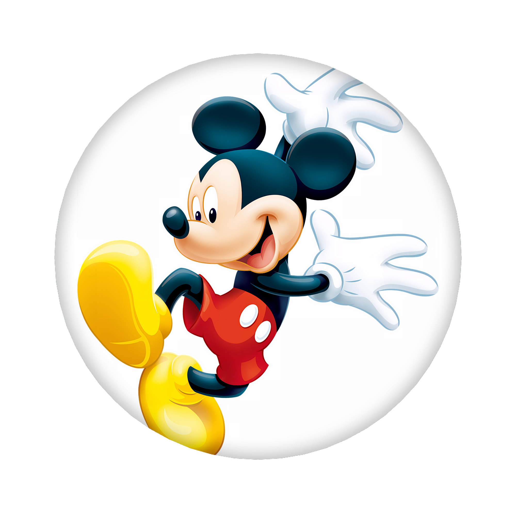 （画像用） ミッキーマウス Mickey Mouse 6cm 缶バッジ 複数セット