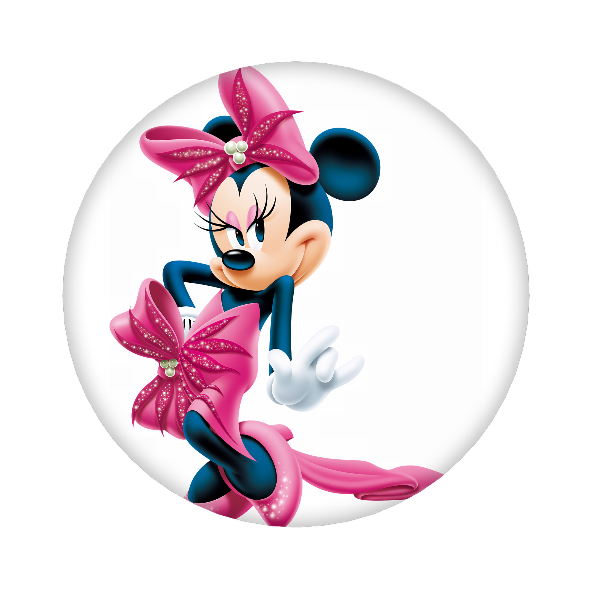 （画像用） ミッキーマウス Mickey Mouse 6cm 缶バッジ 複数セット
